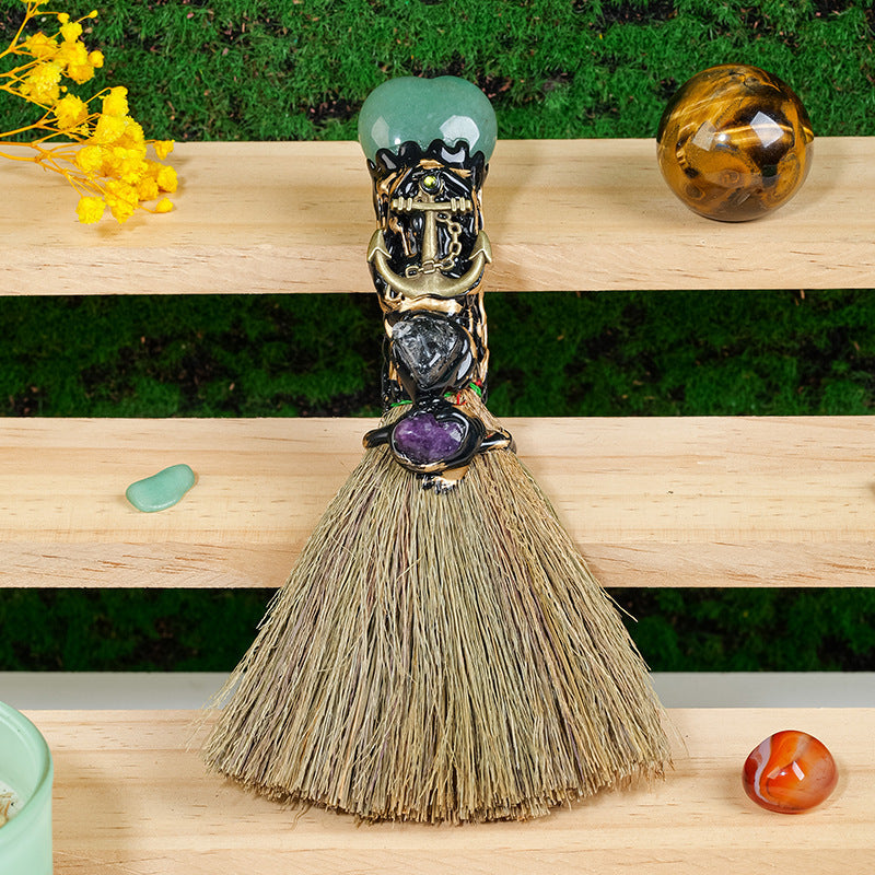 Natural Crystal Love Enchanted Broom